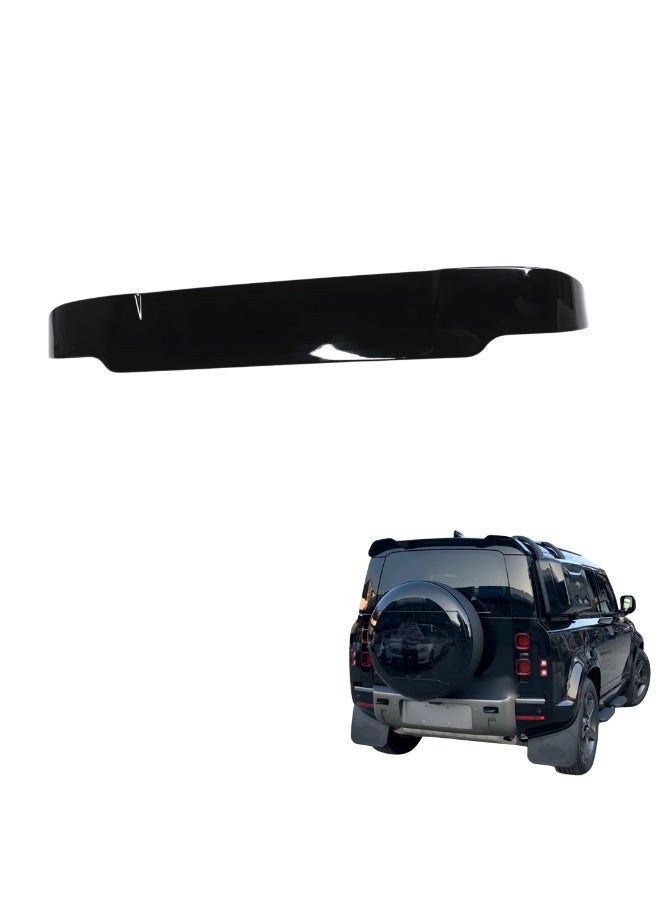 MOTOR FIT Rear Roof Spoiler (Type B) for Land Rover Defender (2024–2026) | Gloss Black Aerodynamic Spoiler | Sporty OEM-Style Upgrade | No-Drill Easy Installation - Image 1